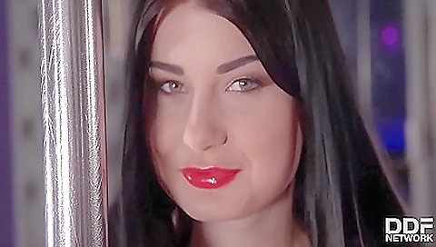 Hottie with giant tits gets fucked in her backyard