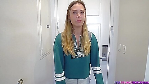 Blonde blonde gets her stepbrother's dick in her pussy