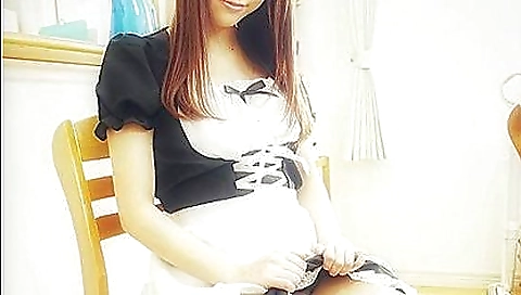 Japanese milf in cosplay masturbates in vr porn video