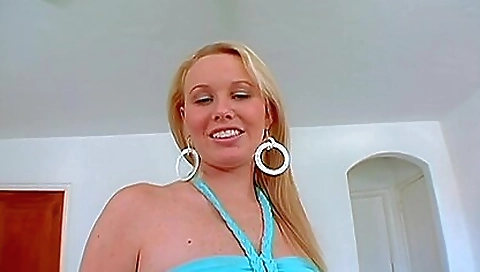 Busty blonde milf gets her cunt fucked deep throat