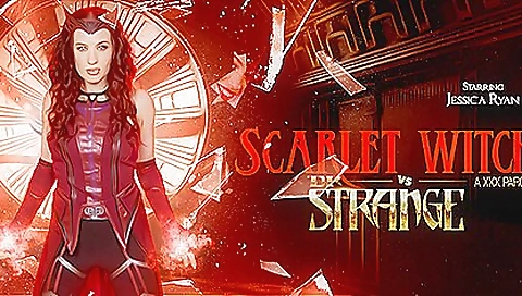 Scarlet witch gets fucked and fucked on her VR doll