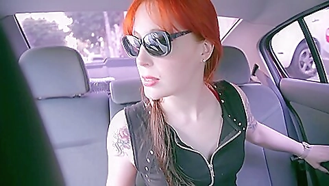 Lesbian threesome on camera in a tight white dress