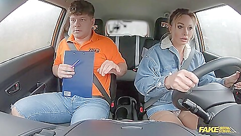 Horny blonde milf with huge tits fucked hard in porn