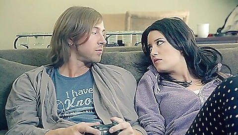 Amateur brunette 18+ teen girl 18+ hairy pussy fucking