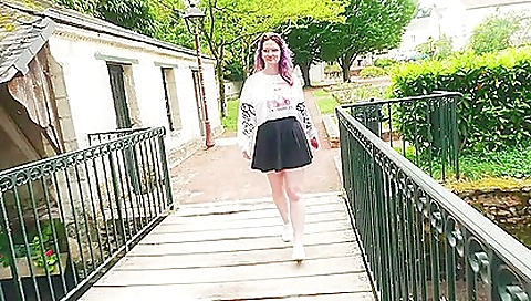 Busty cam-casting girl has her hairy snatch fucked