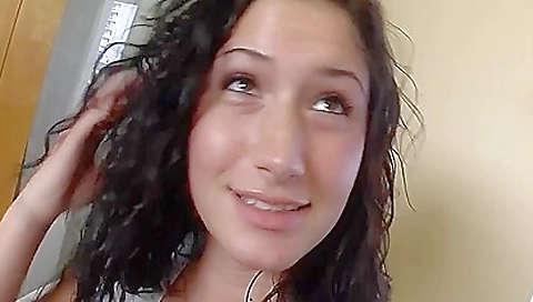 Brunette milf begs her husband to make her fuck her