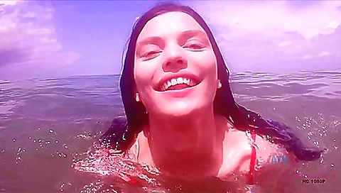 Brunette loves deepthroat sex and sucks cock on the bed