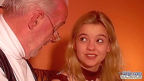 Sweet teacher gets off by fingering her students teeth