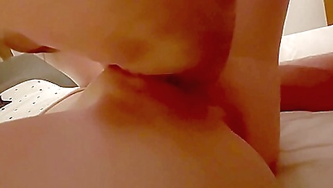 Hot cunnilingus for amateur girl with a tight pussy