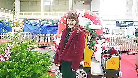 Sexy brunette in a threesome is getting fucked hard